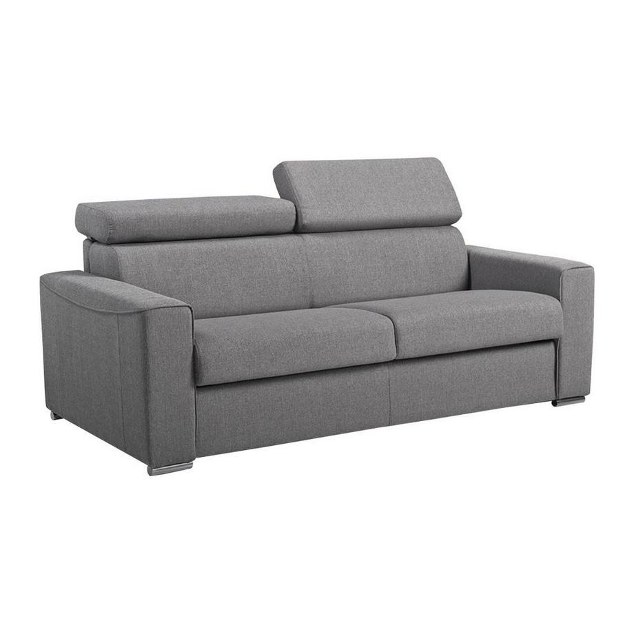 LINEA SOFA Schlafsofa 3Sitzer Stoff VIZIR Liegefläche mit Lattenrost 1Matratzen  