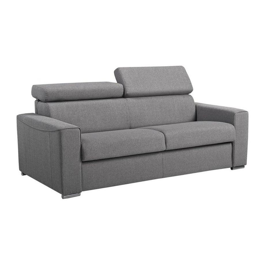LINEA SOFA Schlafsofa 3Sitzer Stoff VIZIR Liegefläche mit Lattenrost 1Matratzen  