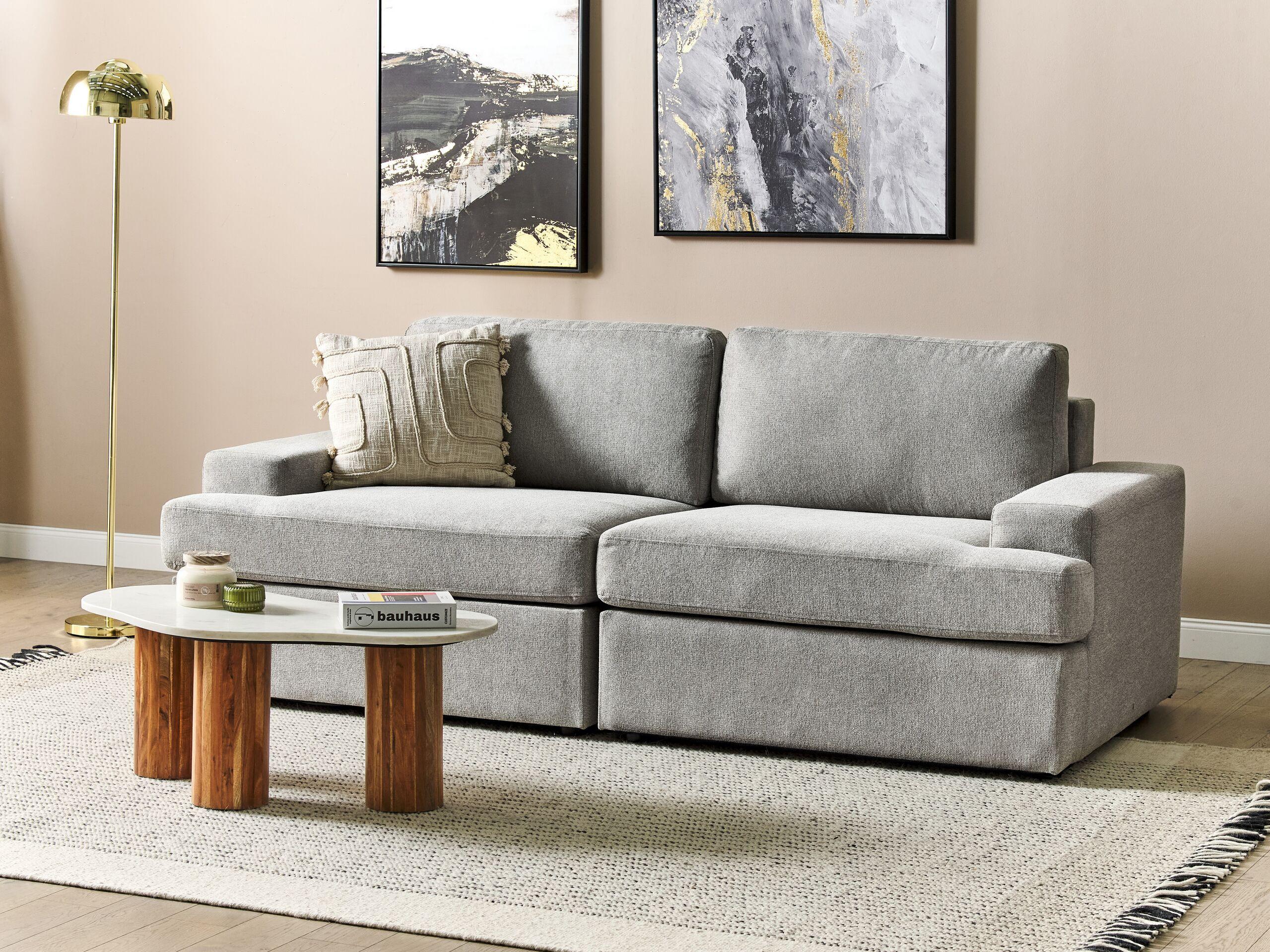 Beliani 3 Sitzer Sofa aus Polyester Klassisch ALLA  