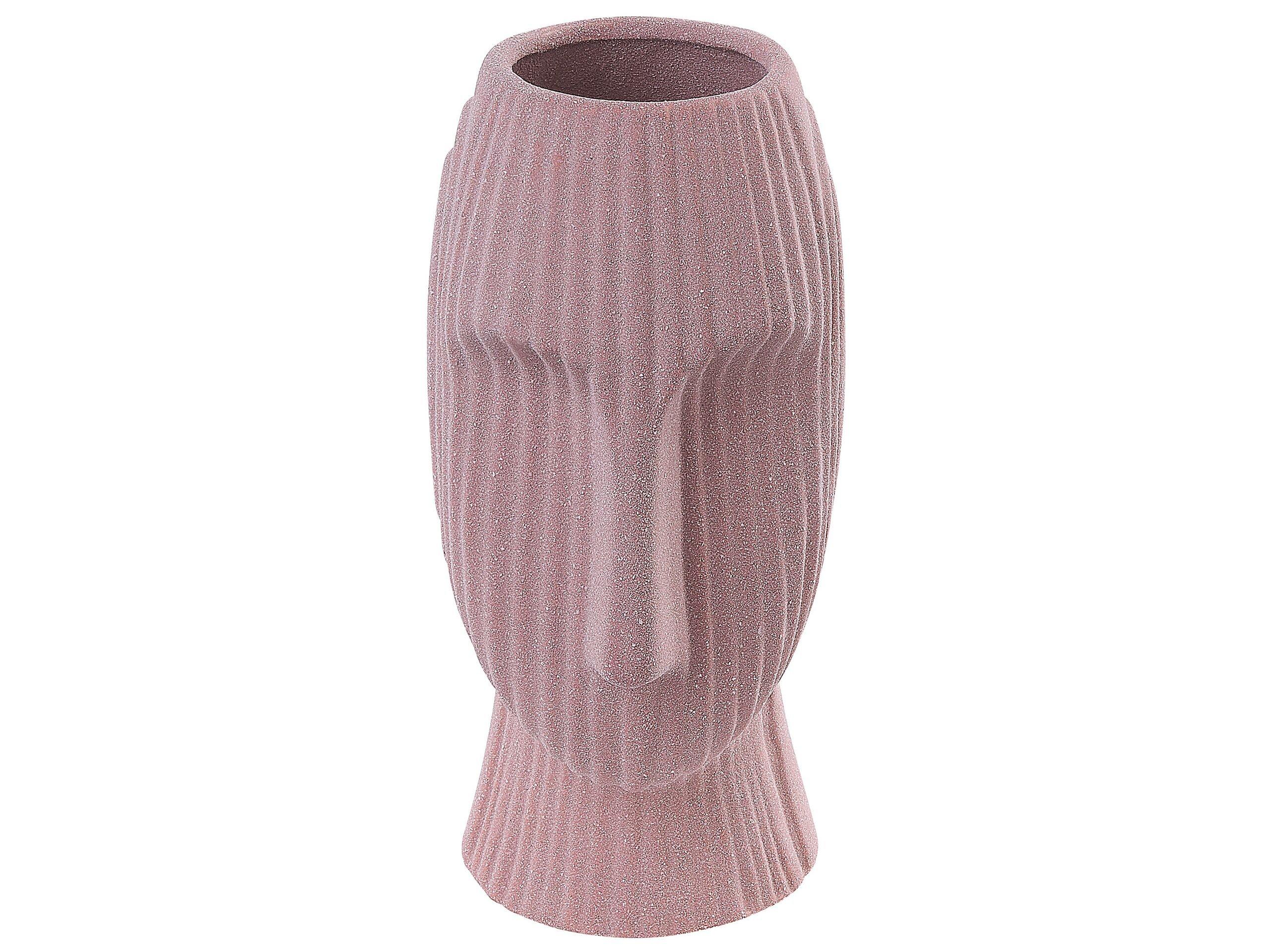 Beliani Blumenvase aus Steinzeug Modern PALLINI  