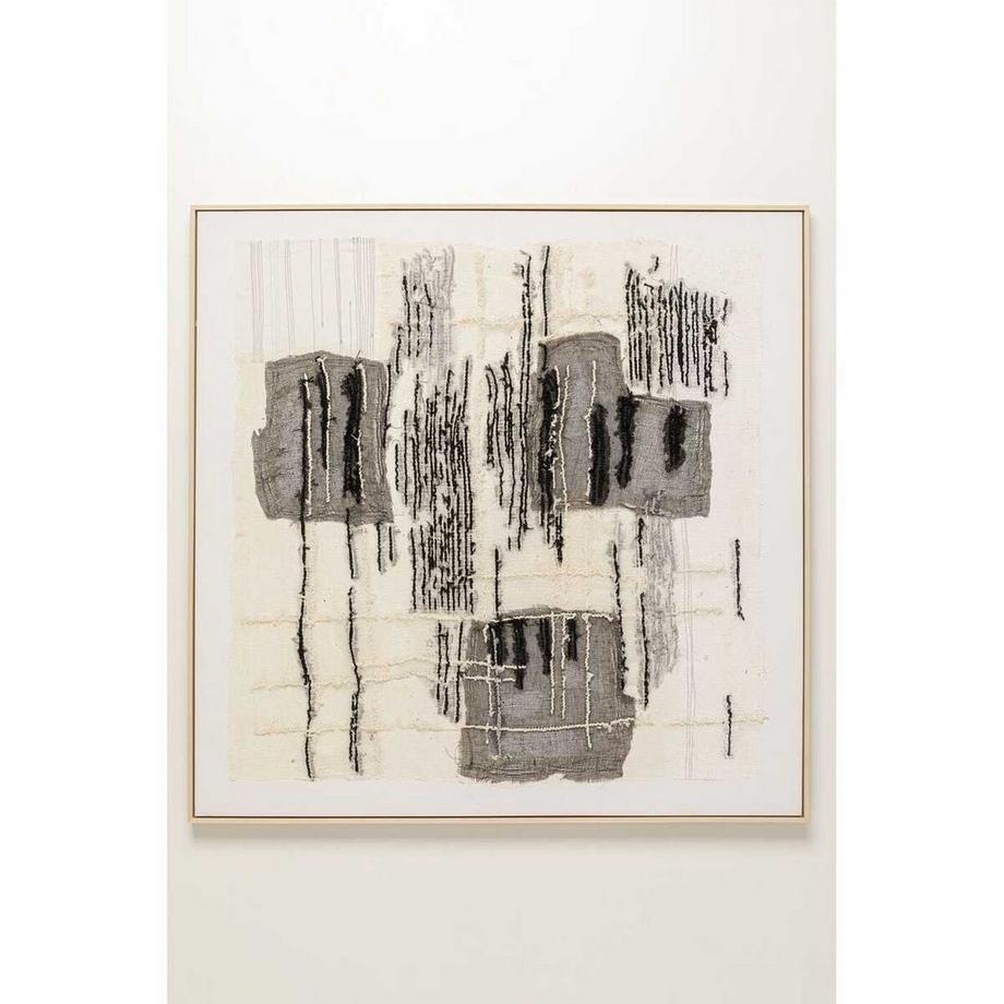 KARE Design Tableau encadré Cucito 120x120  