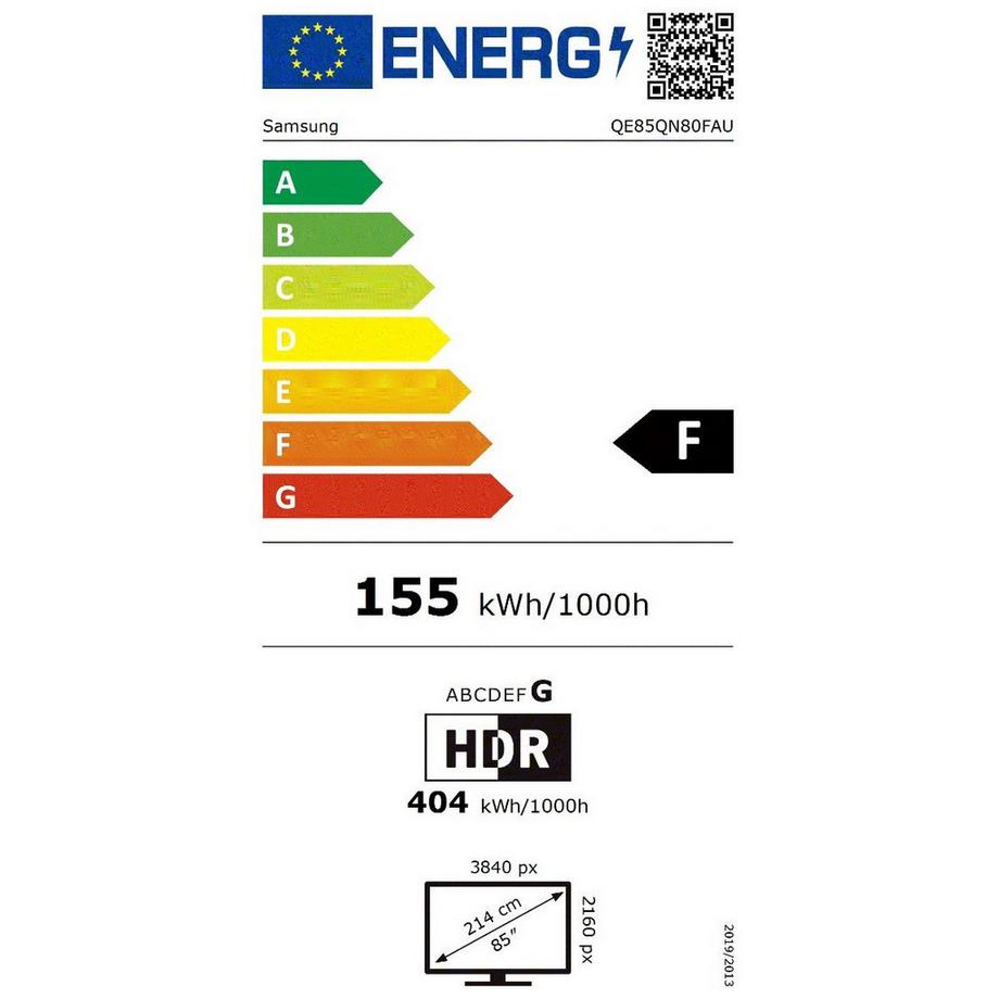SAMSUNG  NEO QLED TV QE85QN80FAUXX 