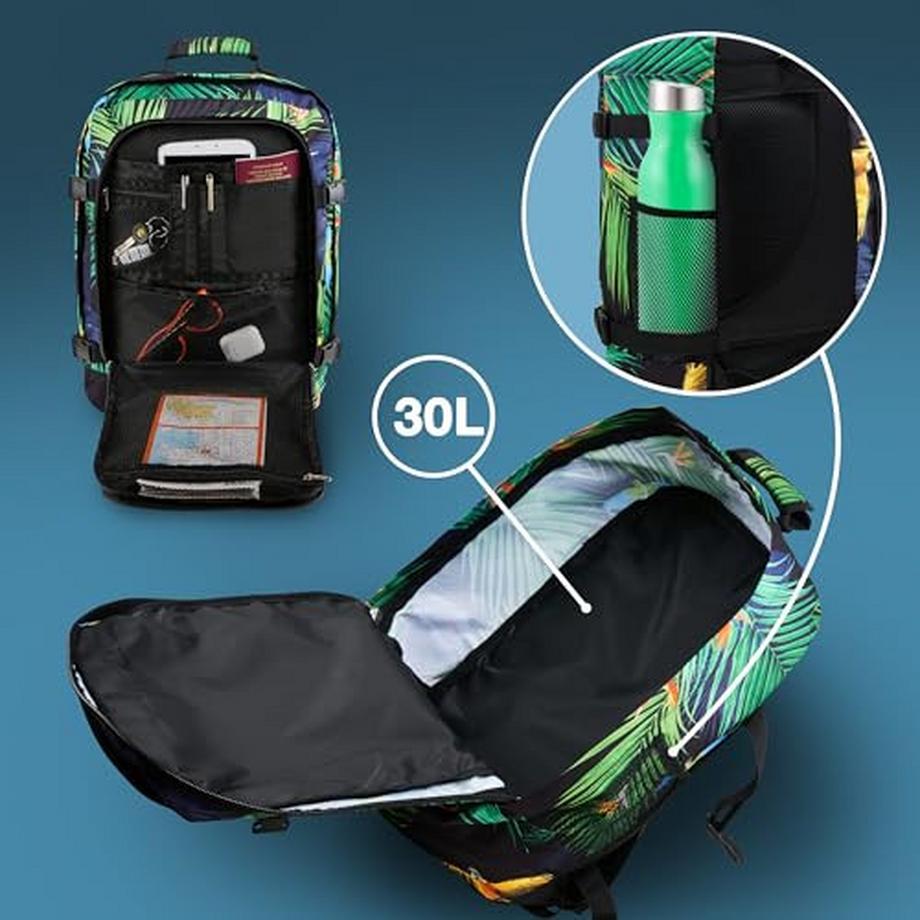 Only-bags.store Borsa Cabina Zaino da Viaggio con Porta USB 45x36x20  