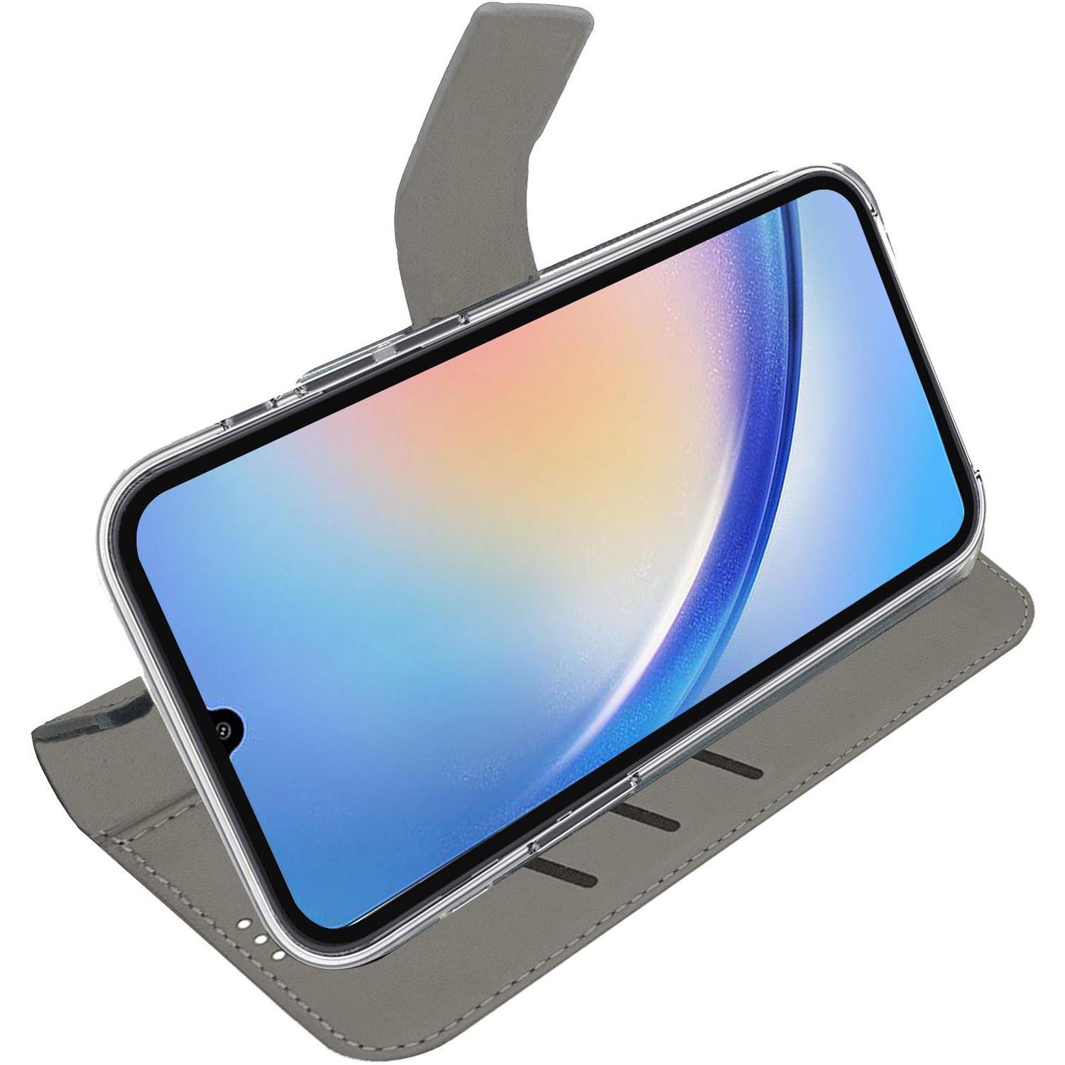 Celly  Wally Wallet Case Galaxy A35 5G Schwarz 