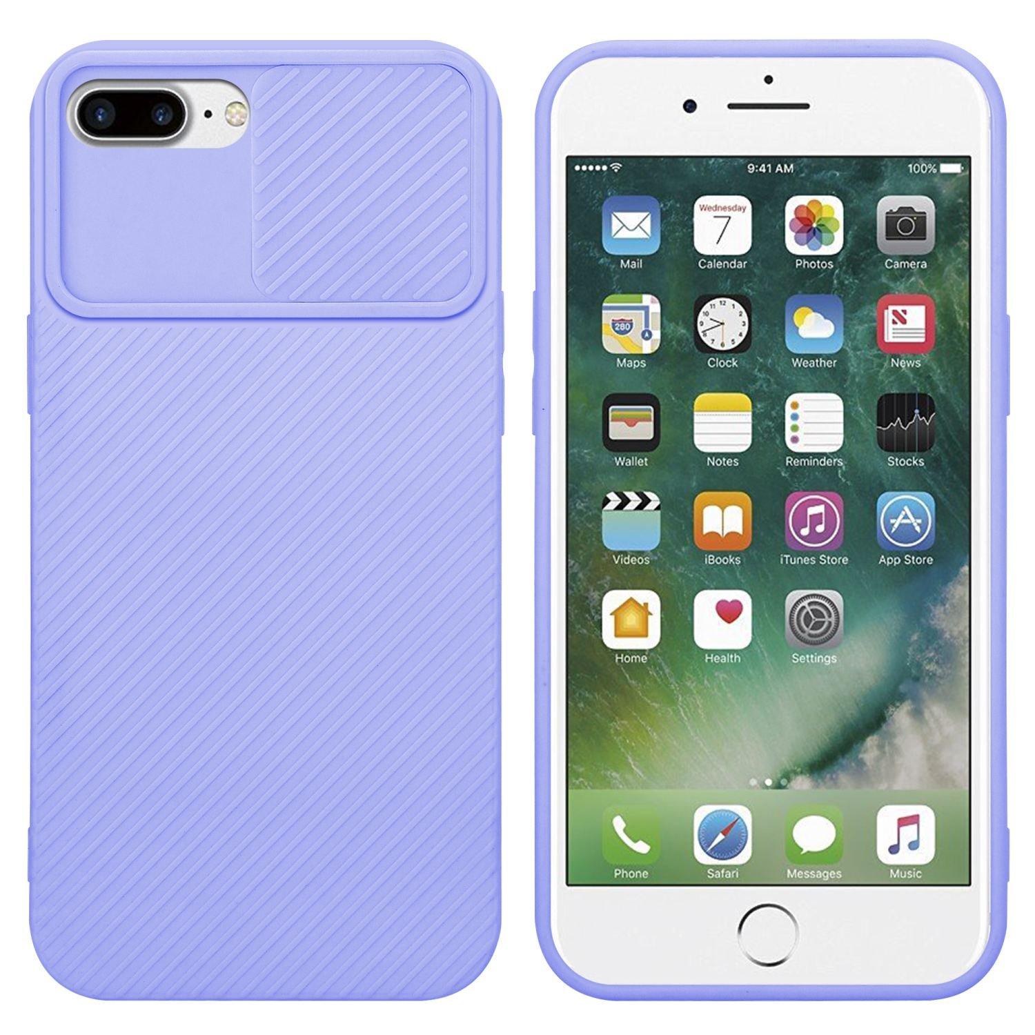 Cadorabo  Housse compatible avec Apple iPhone 7 PLUS / 7S PLUS / 8 PLUS - Coque de protection en silicone TPU flexible et avec protection pour appareil photo 