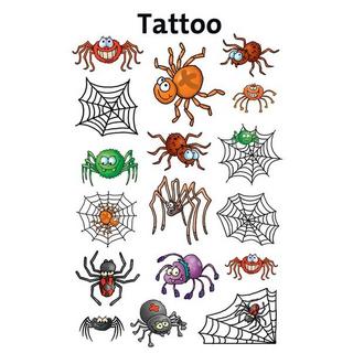 Z-DESIGN Z-DESIGN Sticker Tattoo 56693 Spinnen 3 Stück  
