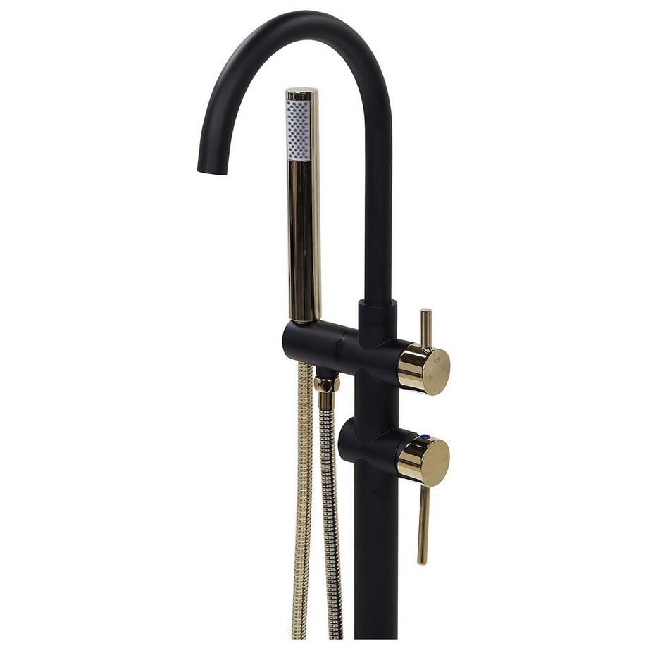 Beliani Robinet de baignoire autoportante en Laiton Industriel TUGELA  