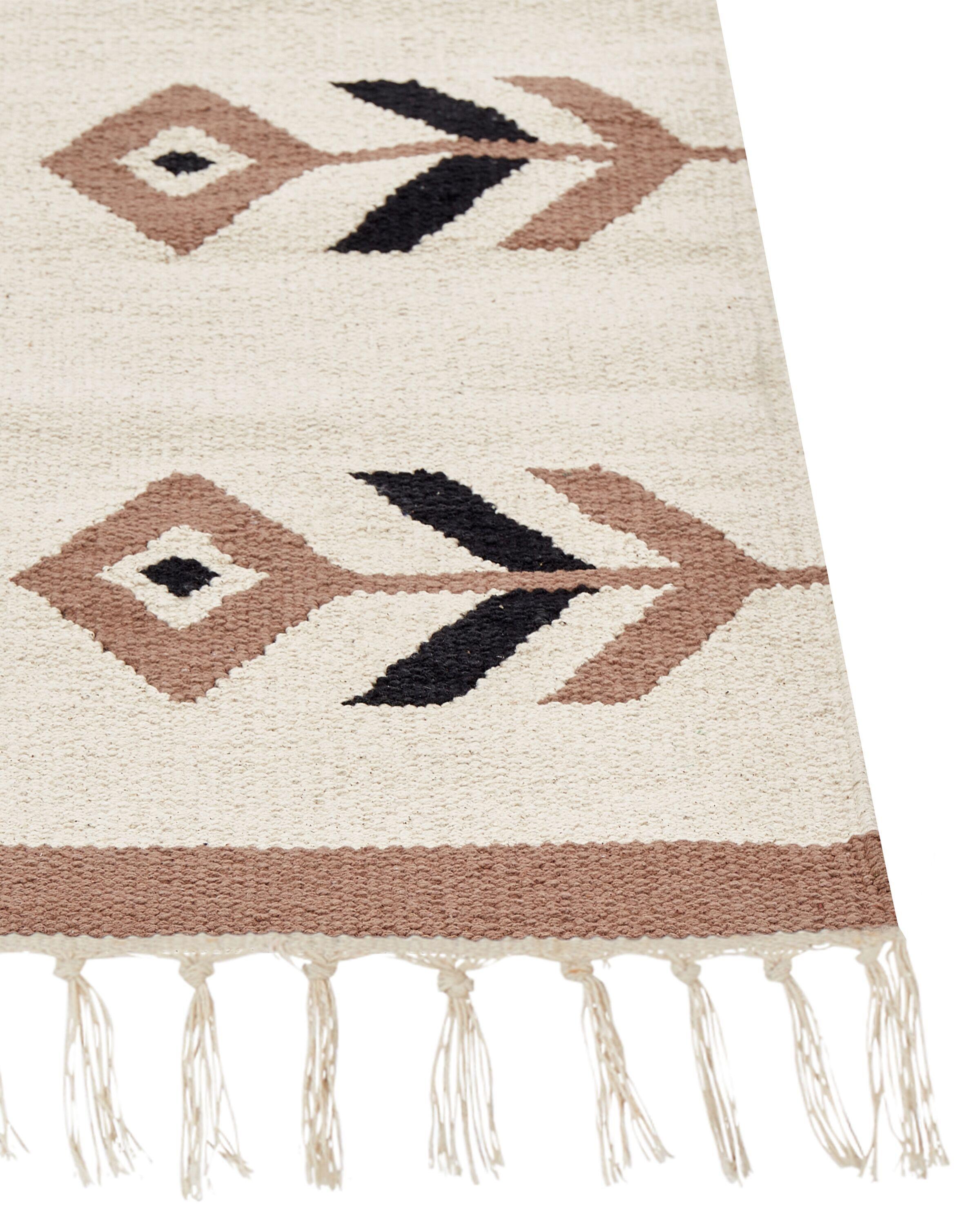 Beliani Tapis en Coton Boho NIAVAN  