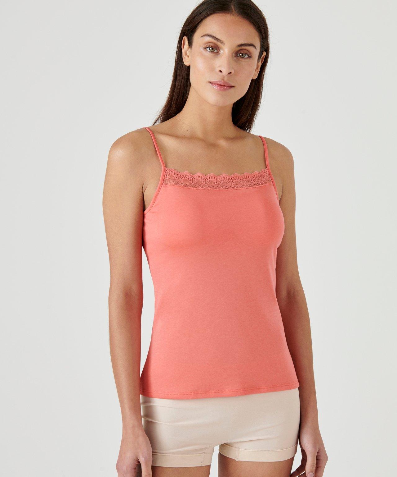 Image of Träger-shirt Mit Integriertem Bustier, Perfect Fit By . Damen Rosa 34/36
