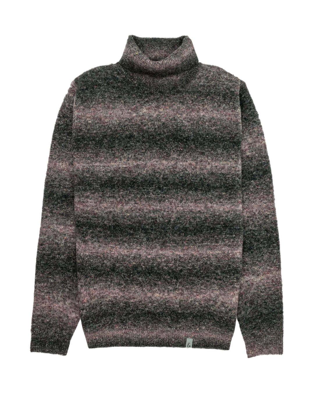 Image of Strickpullover Roundneck Degradé Herren Taubengrau 3XL