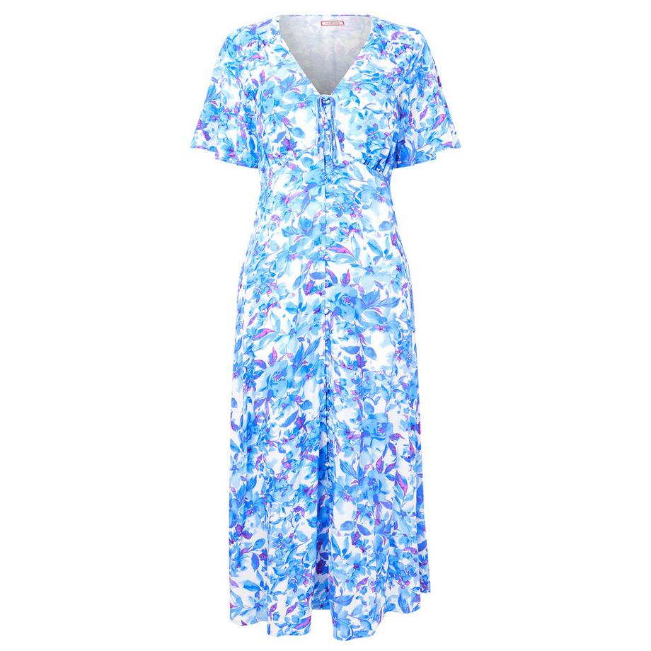 Joe Browns Robe Midi Fleurie Manches Fluides  
