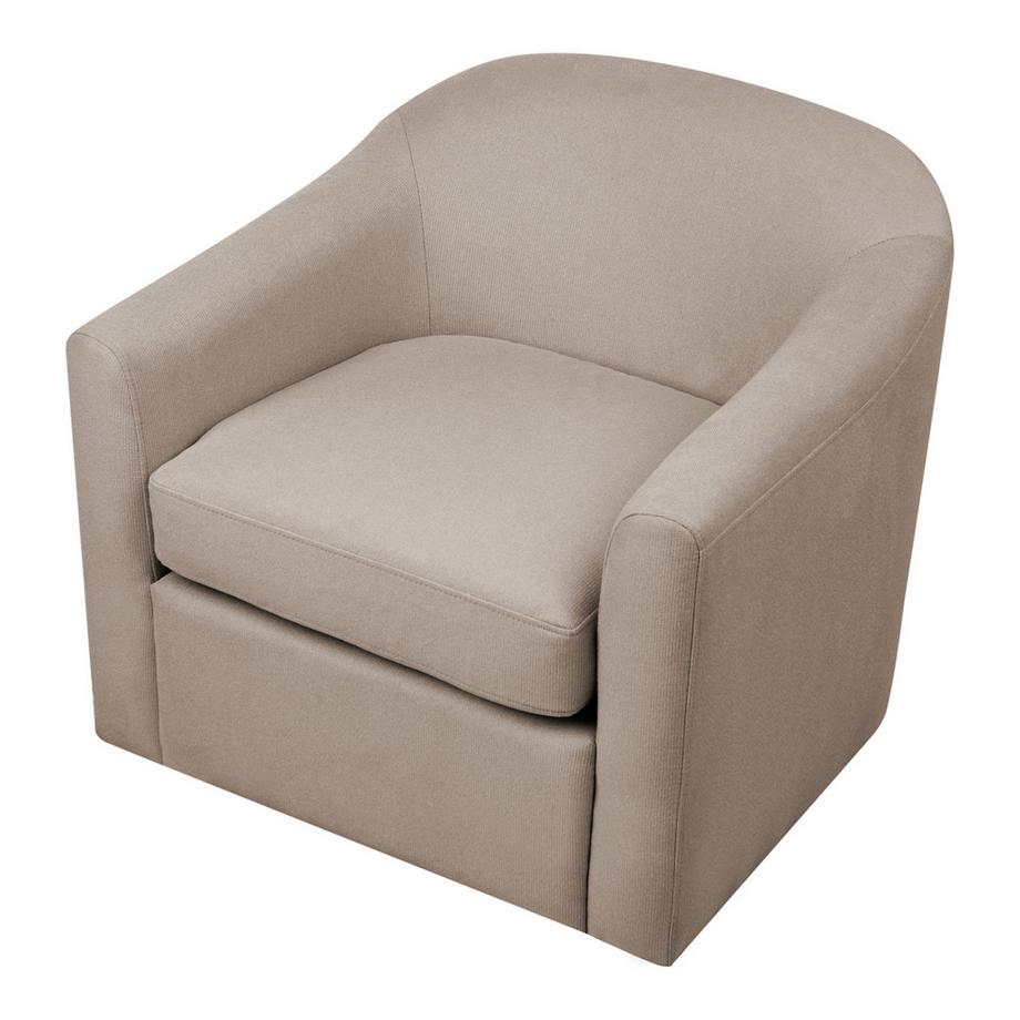Beliani Drehsessel aus Stoff Modern MAGNOR  