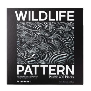PRINTWORKS  Wildlife Pattern - Puzzle Zebra 500 Teile 