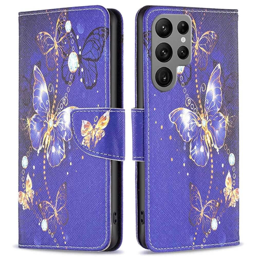 Cover-Discount  Galaxy S23 Ultra - Coque Cuir Papillon 