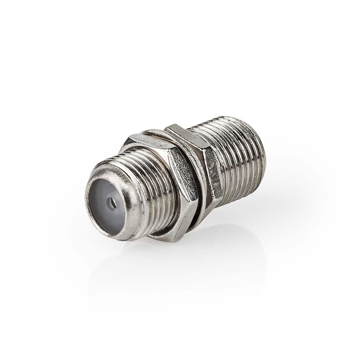 Image of Satelliten- & Antennenadapter | F Hona | F Hona | Nickel Platerad | 75 Ohm | Rak | Metall | Silber | 10 St. | Umschlag