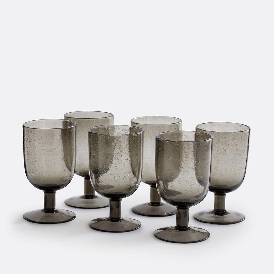 La Redoute Intérieurs 6er-Set Gläser mit Fuss Faraji  
