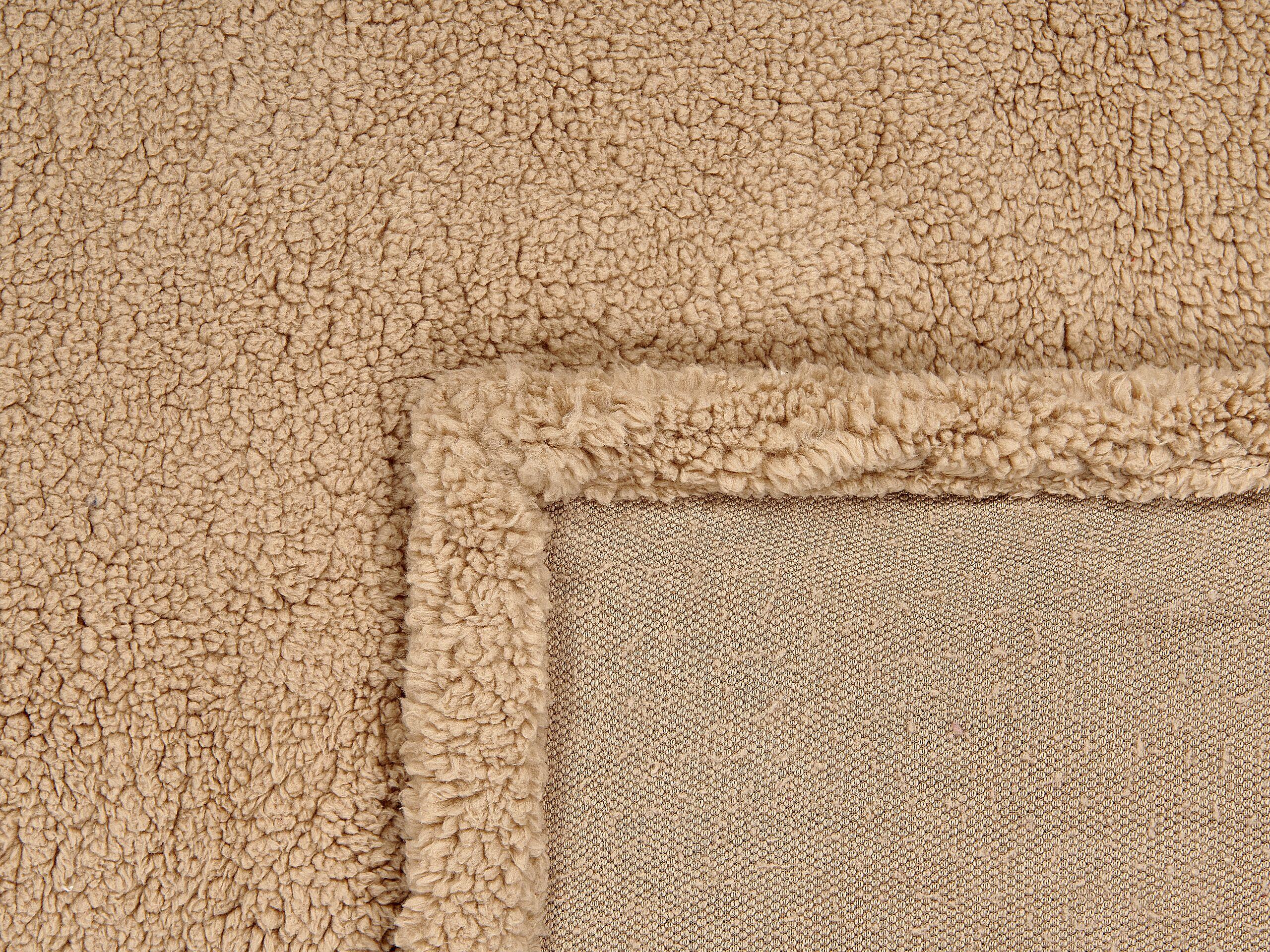 Beliani MIRGE Couverture Polaire Moderne en Polyester  