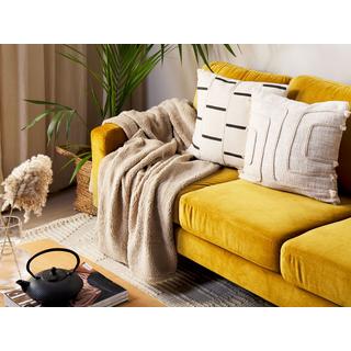 Beliani MIRGE Couverture Polaire Moderne en Polyester  