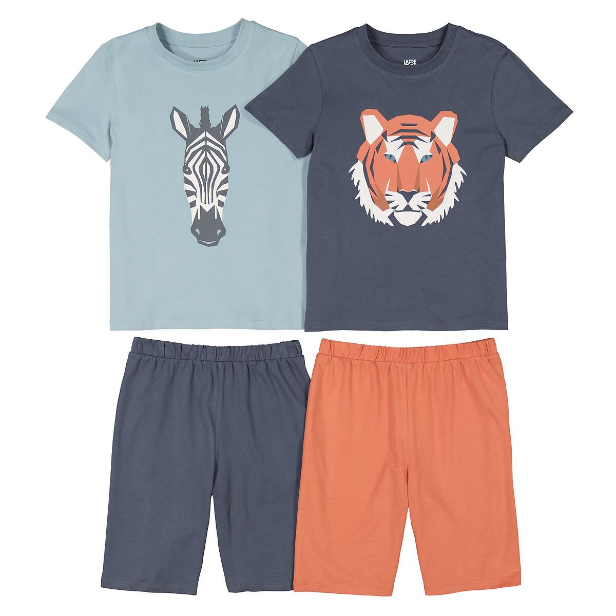 Image of 2er-pack Kurzpyjamas Jungen Rot 114
