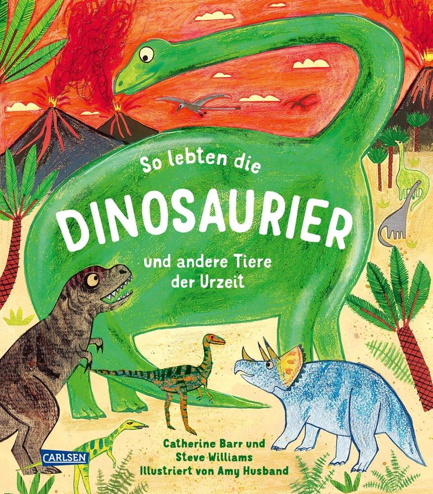 So lebten die Dinosaurier und andere Tiere der Urzeit Barr, Catherine; Williams, Steve; Husband, Amy (Illustrationen); Hübner, Inga (Übersetzung) Copertina rigida 