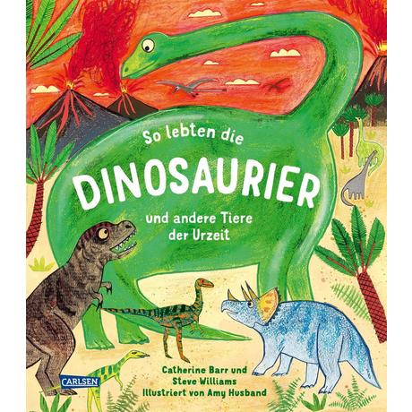 So lebten die Dinosaurier und andere Tiere der Urzeit Barr, Catherine; Williams, Steve; Husband, Amy (Illustrationen); Hübner, Inga (Übersetzung) Copertina rigida 