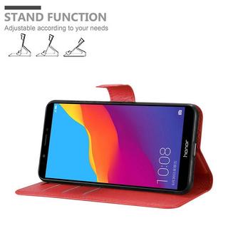 Cadorabo  Hülle für Honor 7C  Huawei Y7 2018 Standfunktion, Kartenfach 