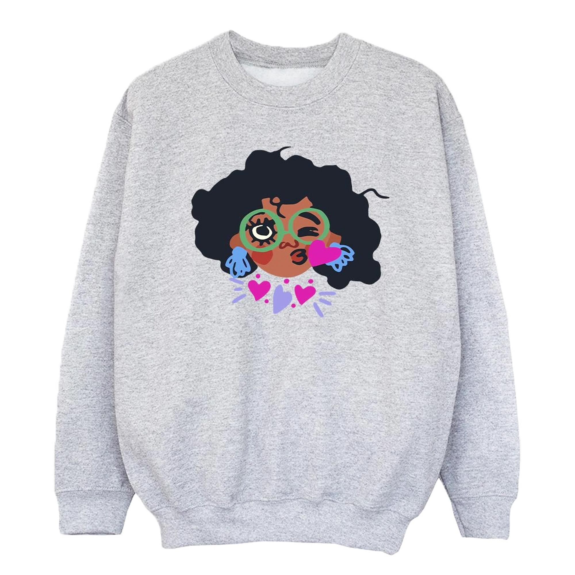 Image of Encanto Mirabel Kiss Sweatshirt Unisex Grau 152-158