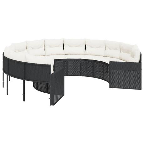 VidaXL Gartensofa poly-rattan  