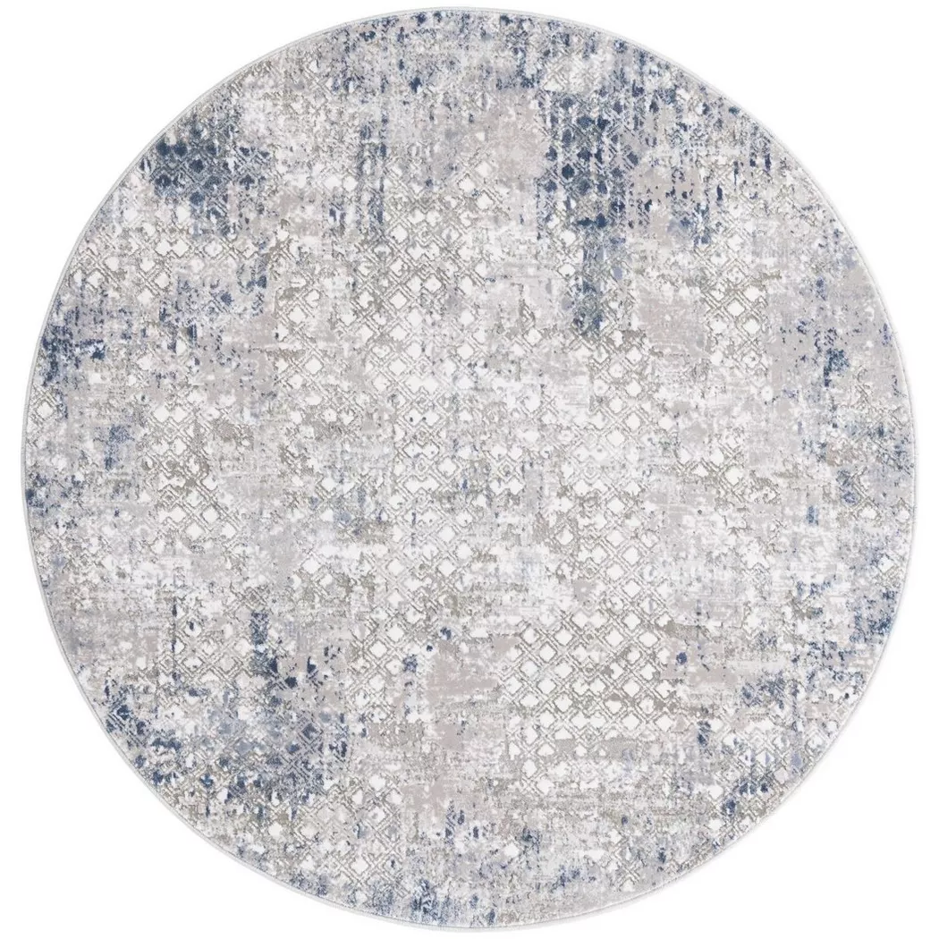 Hadorn - Teppich Davos Magic, 125 cm, Blau