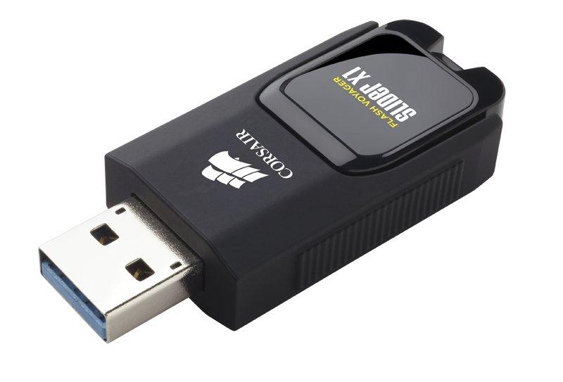 Corsair  Corsair Voyager Slider X1 128GB lecteur USB flash 128 Go USB Type-A 3.2 Gen 1 (3.1 Gen 1) Noir 