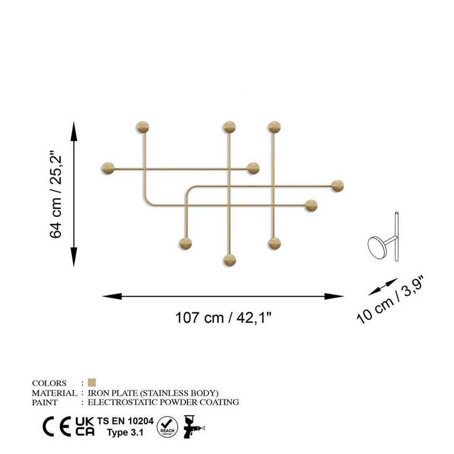 Calicosy Wandgarderobe SAMARA  