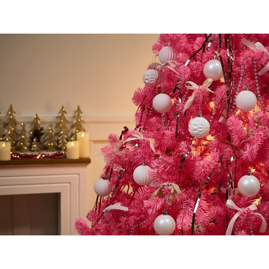 Beliani Set di 40 palline decorative en Materiale sintetico Classico SAIMAA  