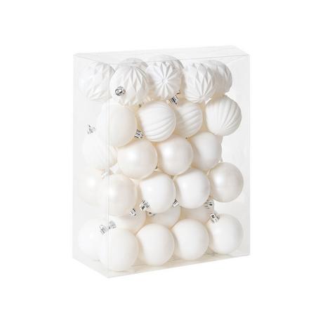 Beliani Lot de 40 boules en Matière synthétique Traditionnel SAIMAA  