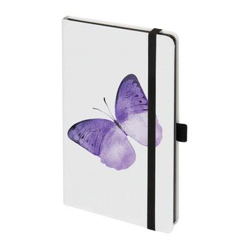 Carnet de notes Kompagnon White Trend 2022, 12,5 x 19,5 cm, pointé - Multicolores