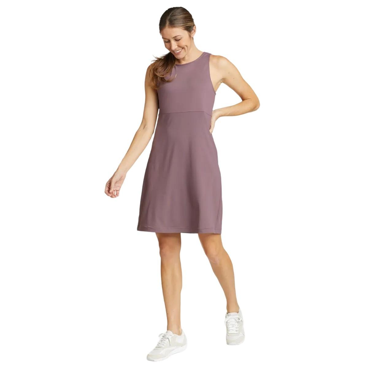 Image of Aster Kleid Empiretaille Ärmellos Damen Violett M