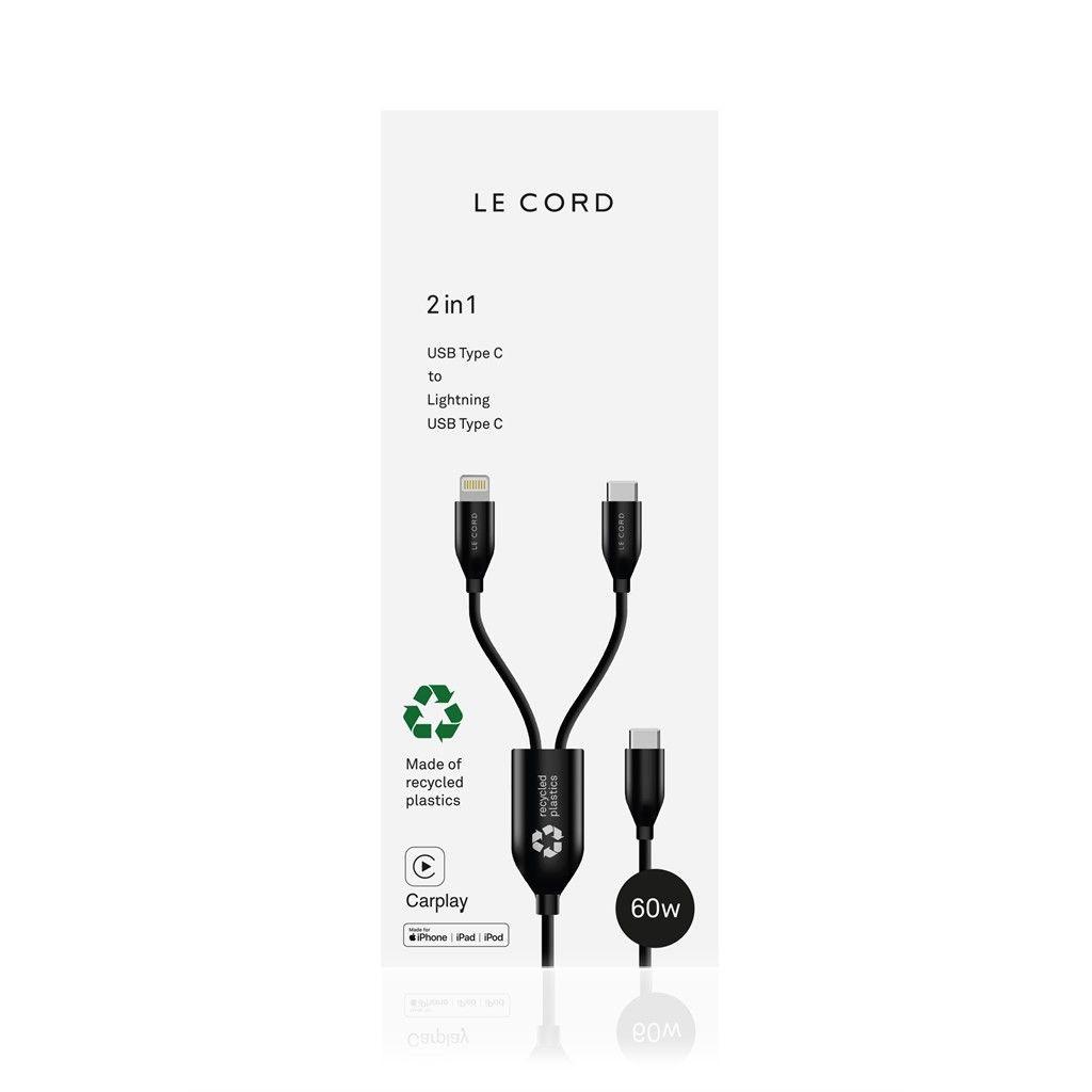 Le Cord  2 in 1 Type -C 