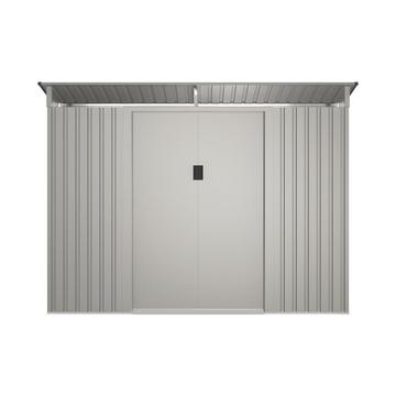 Gartenhaus Metall aus verzinktem Stahl 3,23 m² - FOLCO