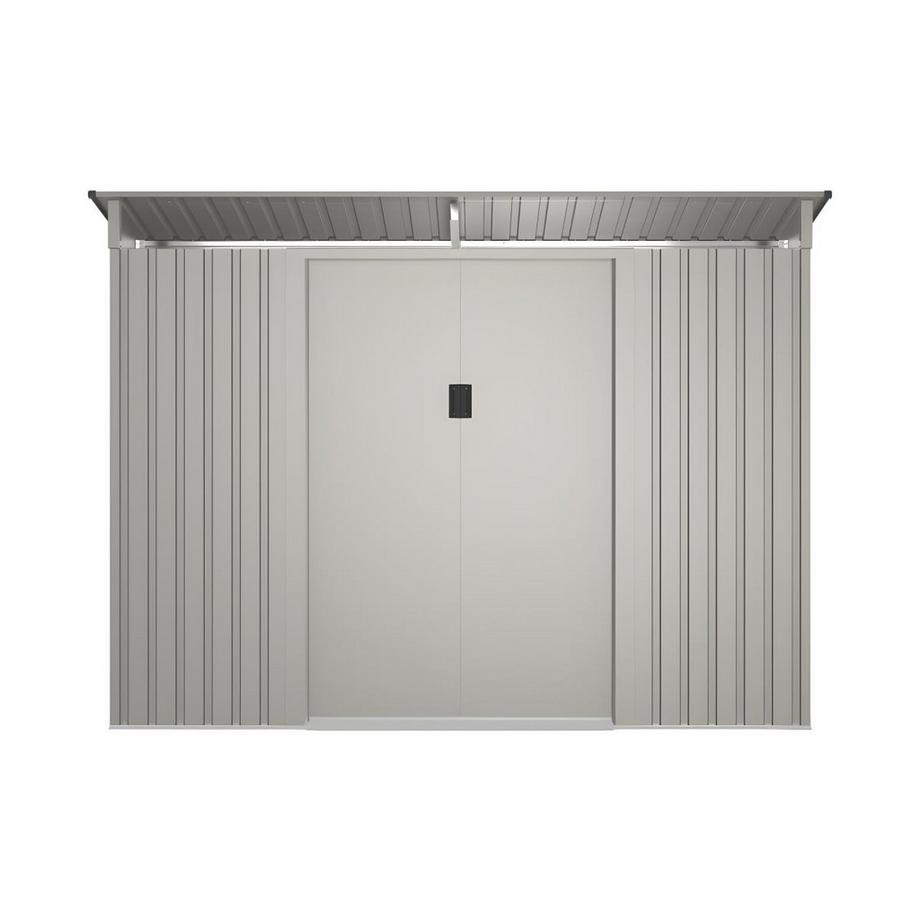 Vente-unique Gartenhaus Metall aus verzinktem Stahl 3,23 m² - FOLCO  