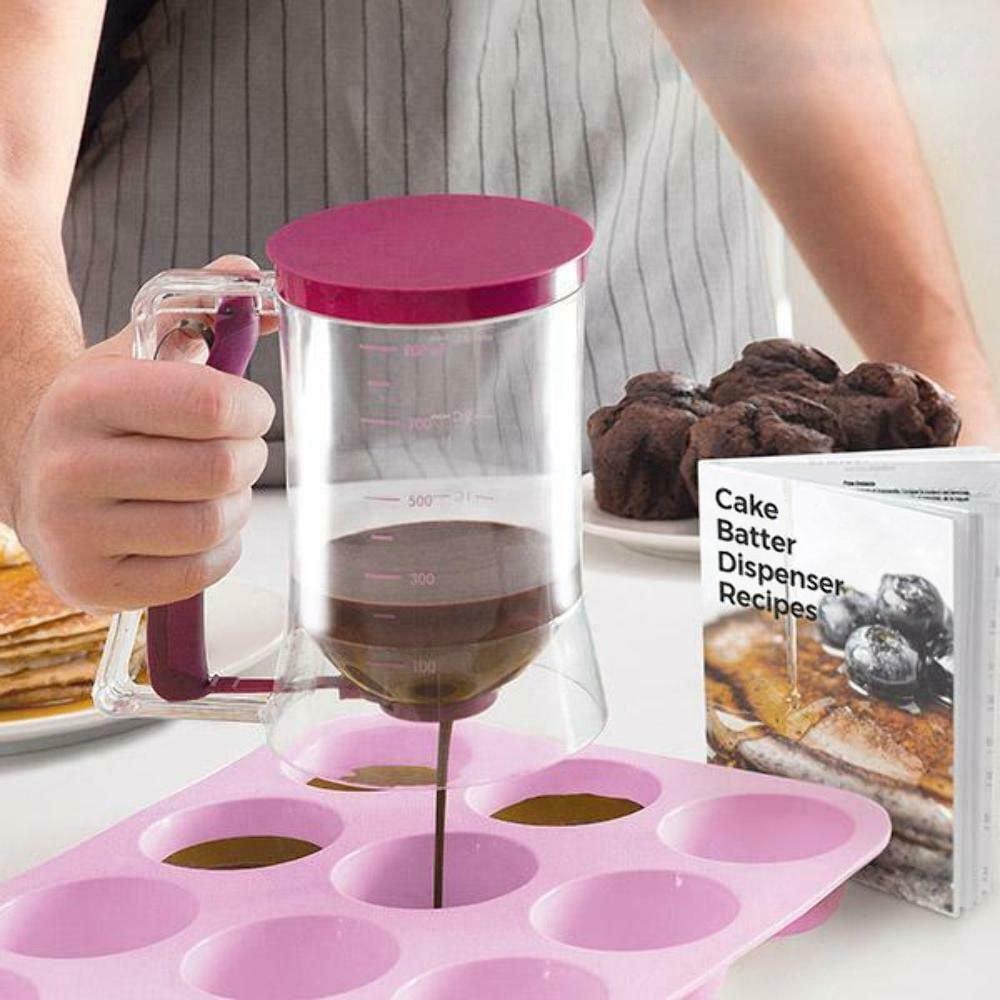 InnovaGoods Dispenser per pastella per torte con misure  