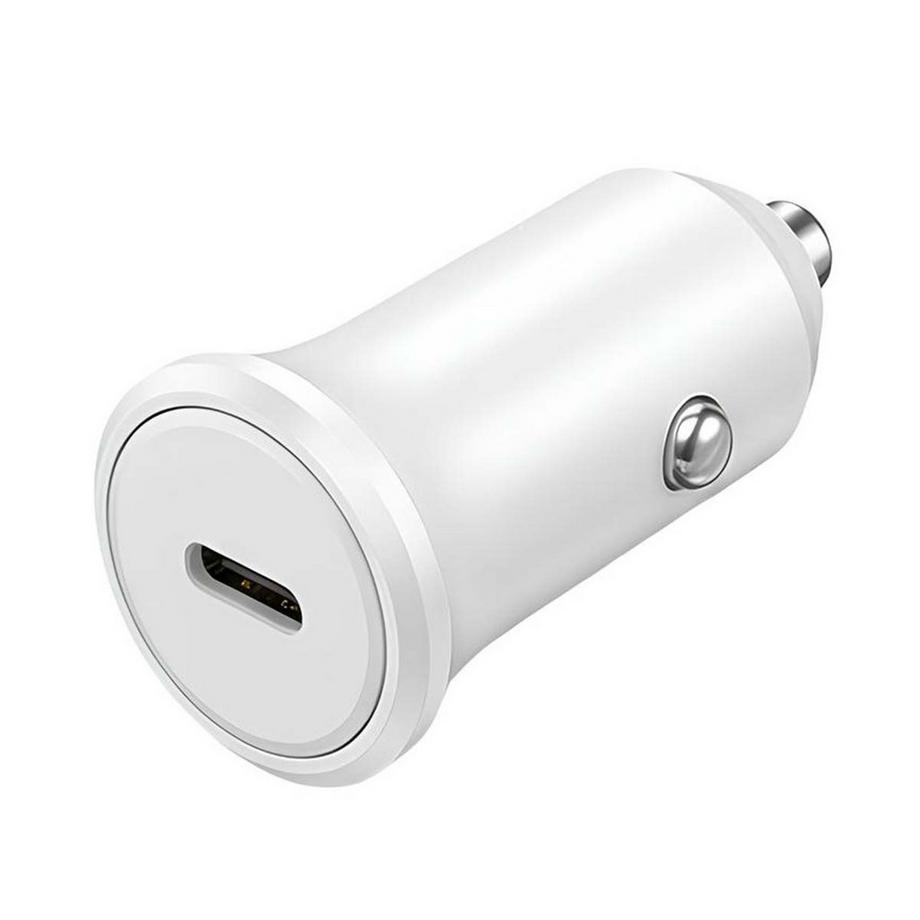 BigBen Connected  Autoladegerät USB-C 30W Power Delivery + USB-C / Lightning Kabel 