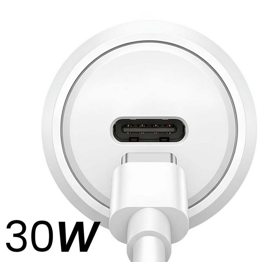 BigBen Connected  Autoladegerät USB-C 30W Power Delivery + USB-C / Lightning Kabel 
