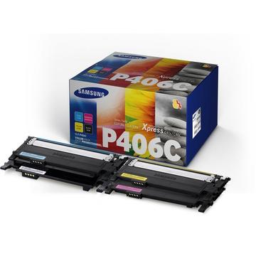 SAMSUNG Toner SU375A CLT-P406C Confezione multipla