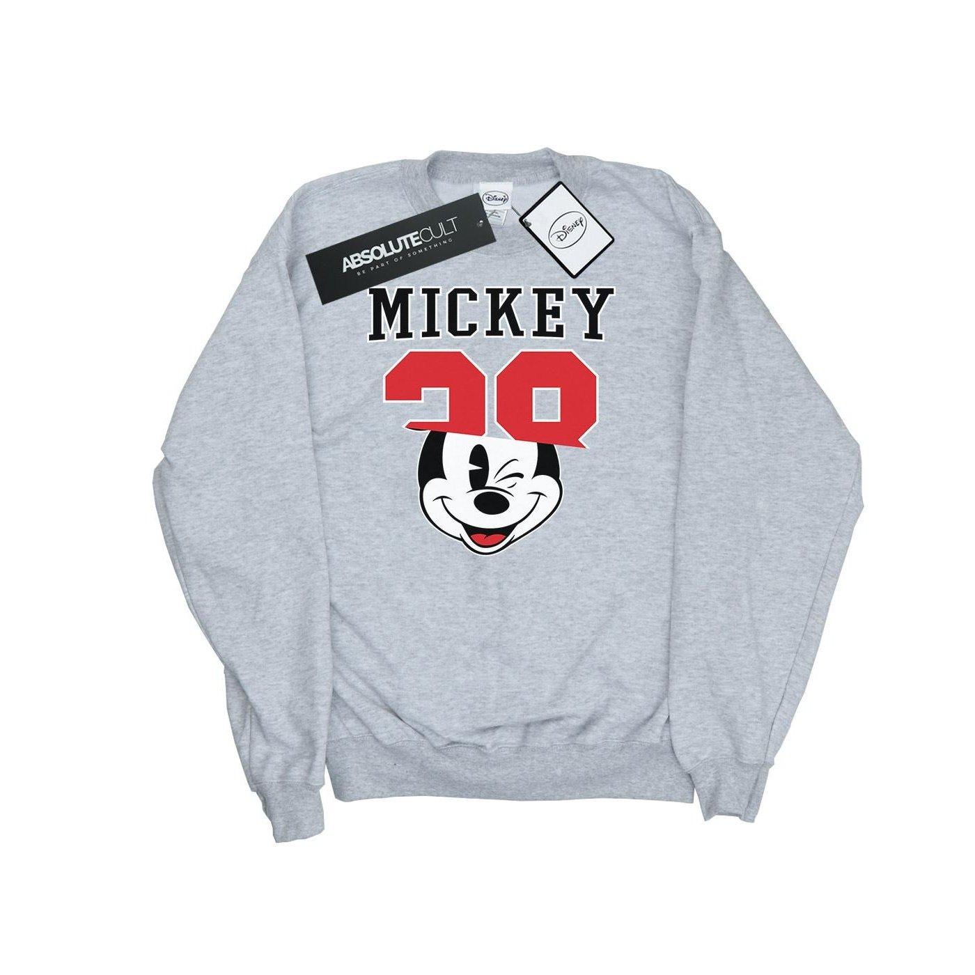 Image of Mickey Mouse Split 28 Sweatshirt Herren Grau XL