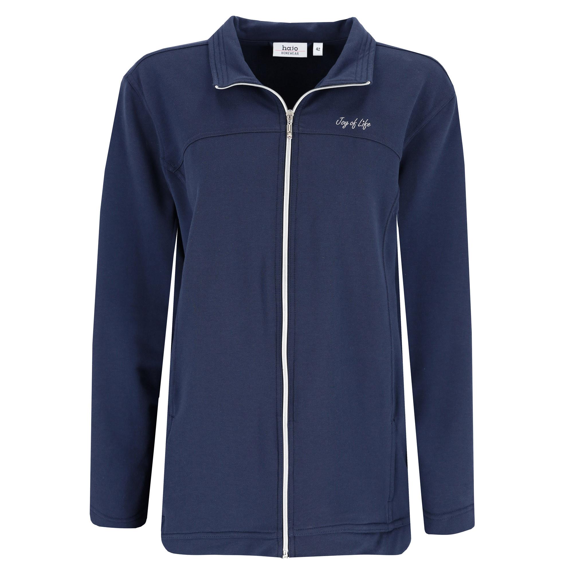 Image of Sweatjacke Bequem Sitzend Damen Blau 4XL