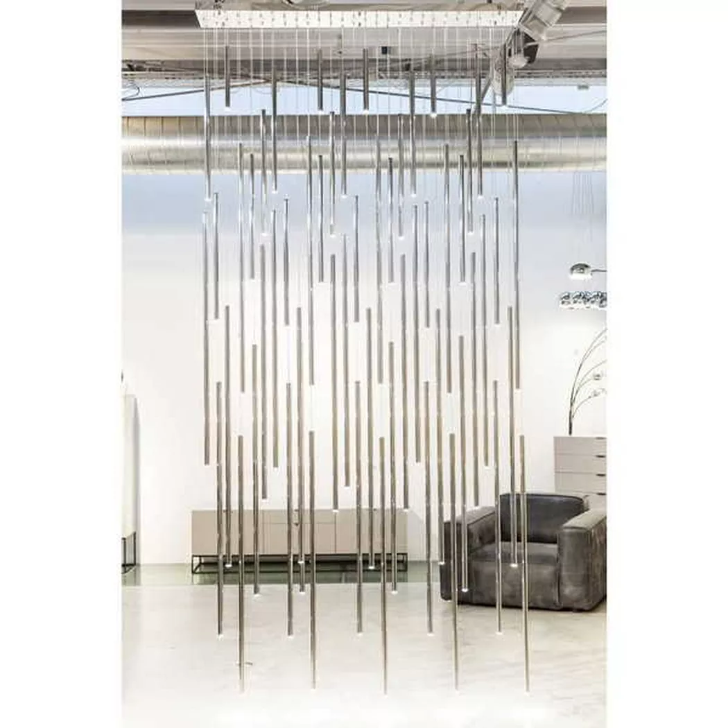 KARE Design – Hängeleuchte Living Vegas Deluxe Chrome LED, One Size, Silber