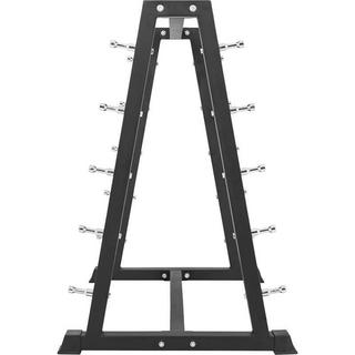 Gorilla Sports  RACK DE RANGEMENT POUR 10 HALTÈRES LONGS | MUSCULATION ET ACCESSOIRES 