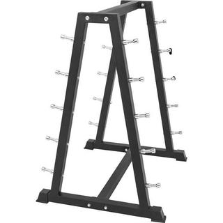 Gorilla Sports  RACK DE RANGEMENT POUR 10 HALTÈRES LONGS | MUSCULATION ET ACCESSOIRES 