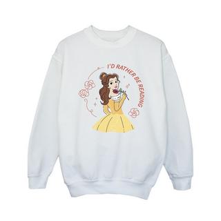 Disney  Beauty And The Beast I'd Rather Be Reading Sweatshirt 