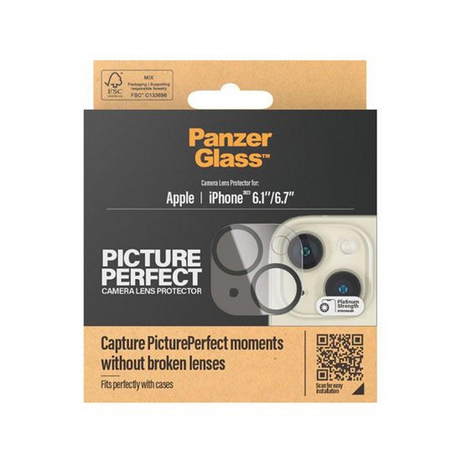 PanzerGlass  Protection Caméra pour iPhone 15/15 Plus 