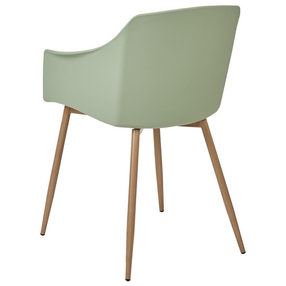 Beliani Set di 2 sedie da pranzo en Materiale sintetico Scandinavo FONDA II  